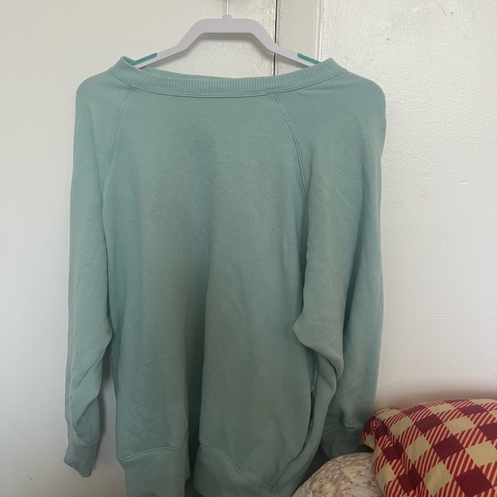 Aerie Mint Green Crew Neck Sweater